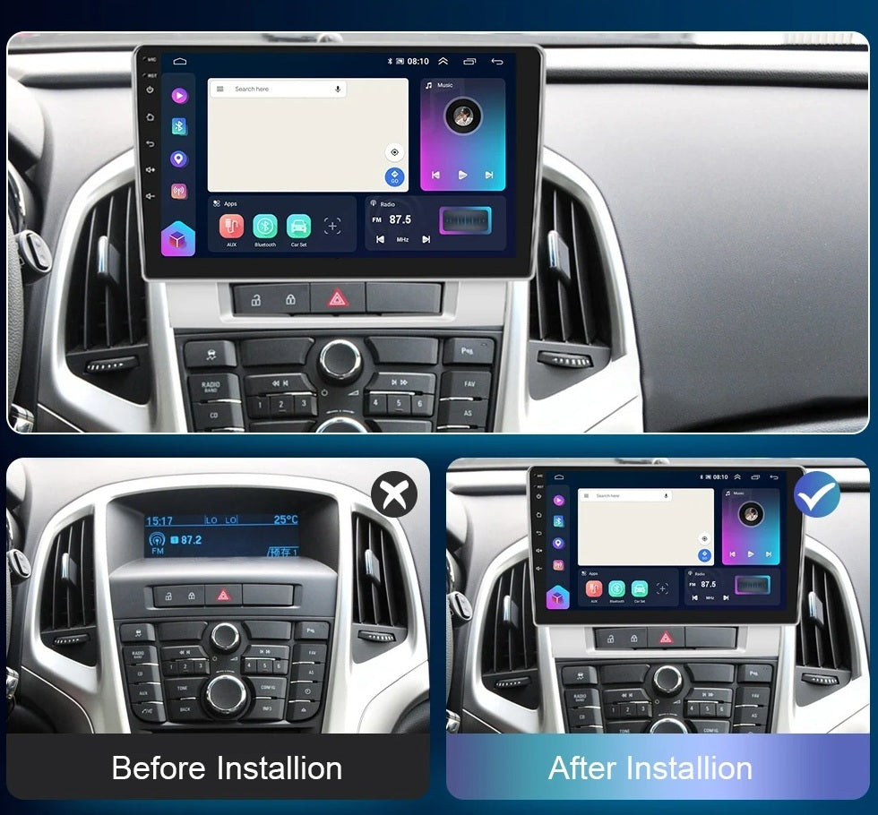 Navigatie Opel Astra J (2009-2018),Android, Ecran 9", Carplay / Android auto