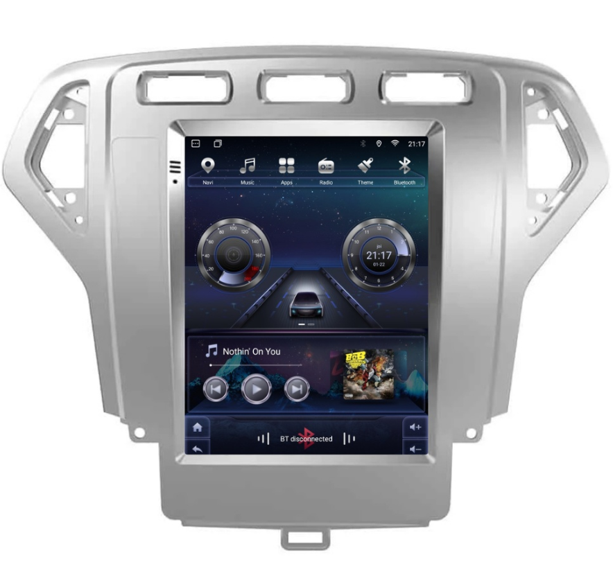 Navigatie Ford Mondeo 2007-2011, carplay / android auto, ecran tip tesla 9.7 inch