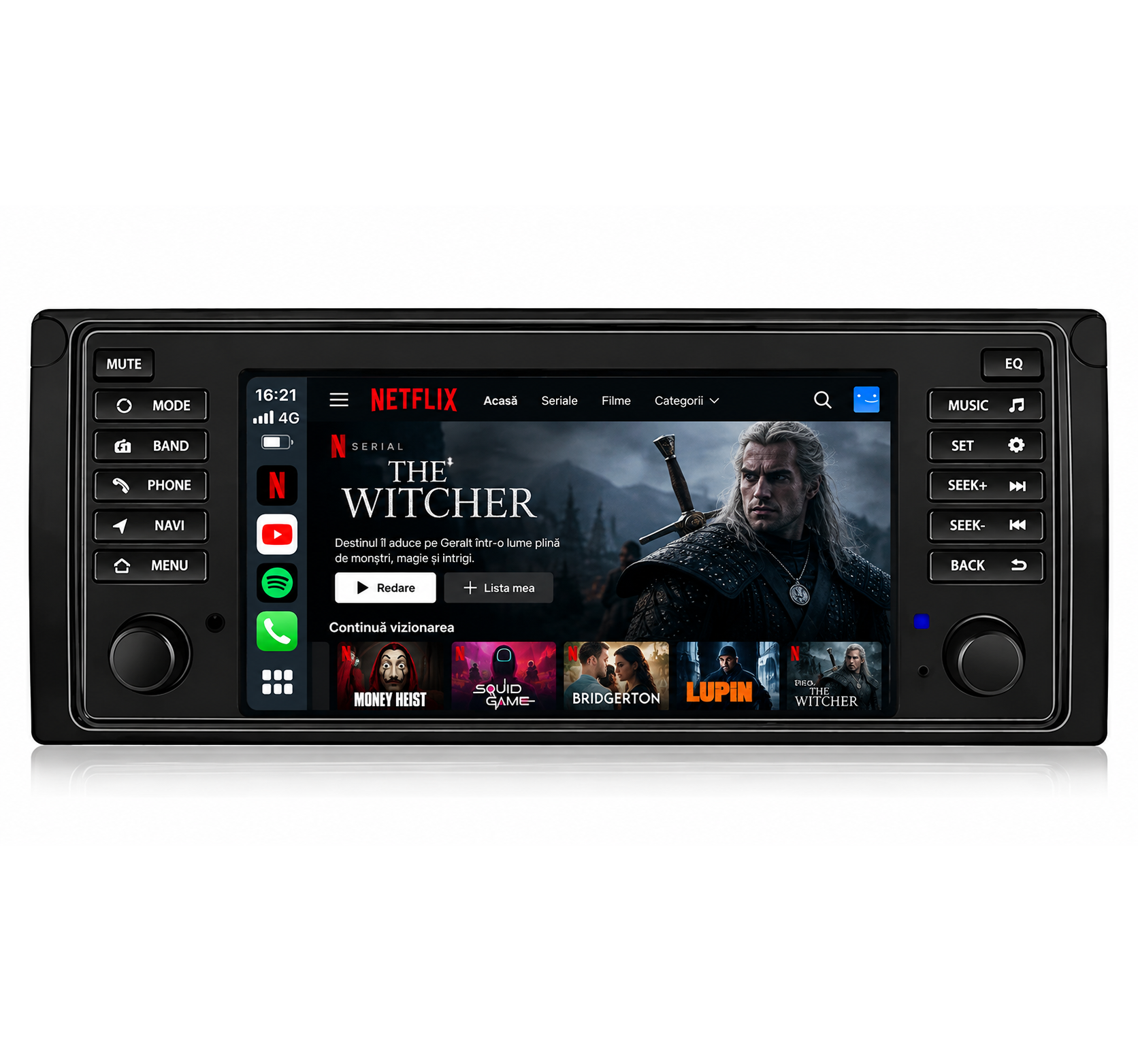 Navigatie Bmw Seria 5 E39 (1995-2004), Ecran 7", Carplay / Android auto