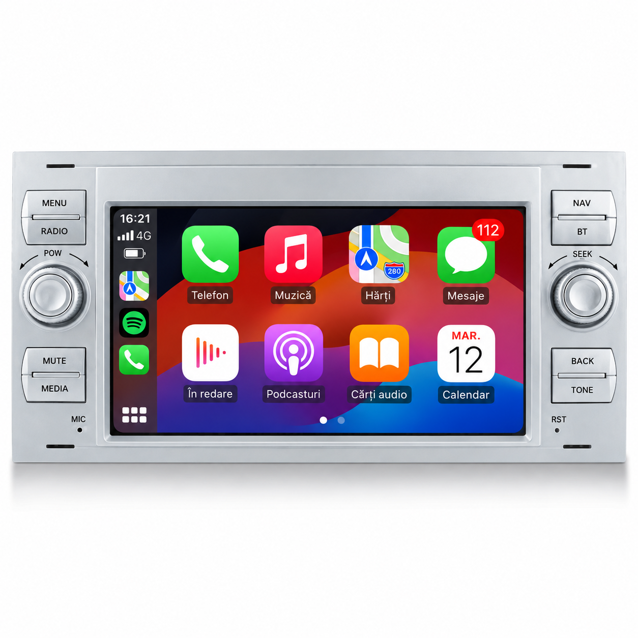 Navigatie Ford Focus / Fiesta / Transit / Kuga / Mondeo , Android, Ecran 7", Carplay / Android auto