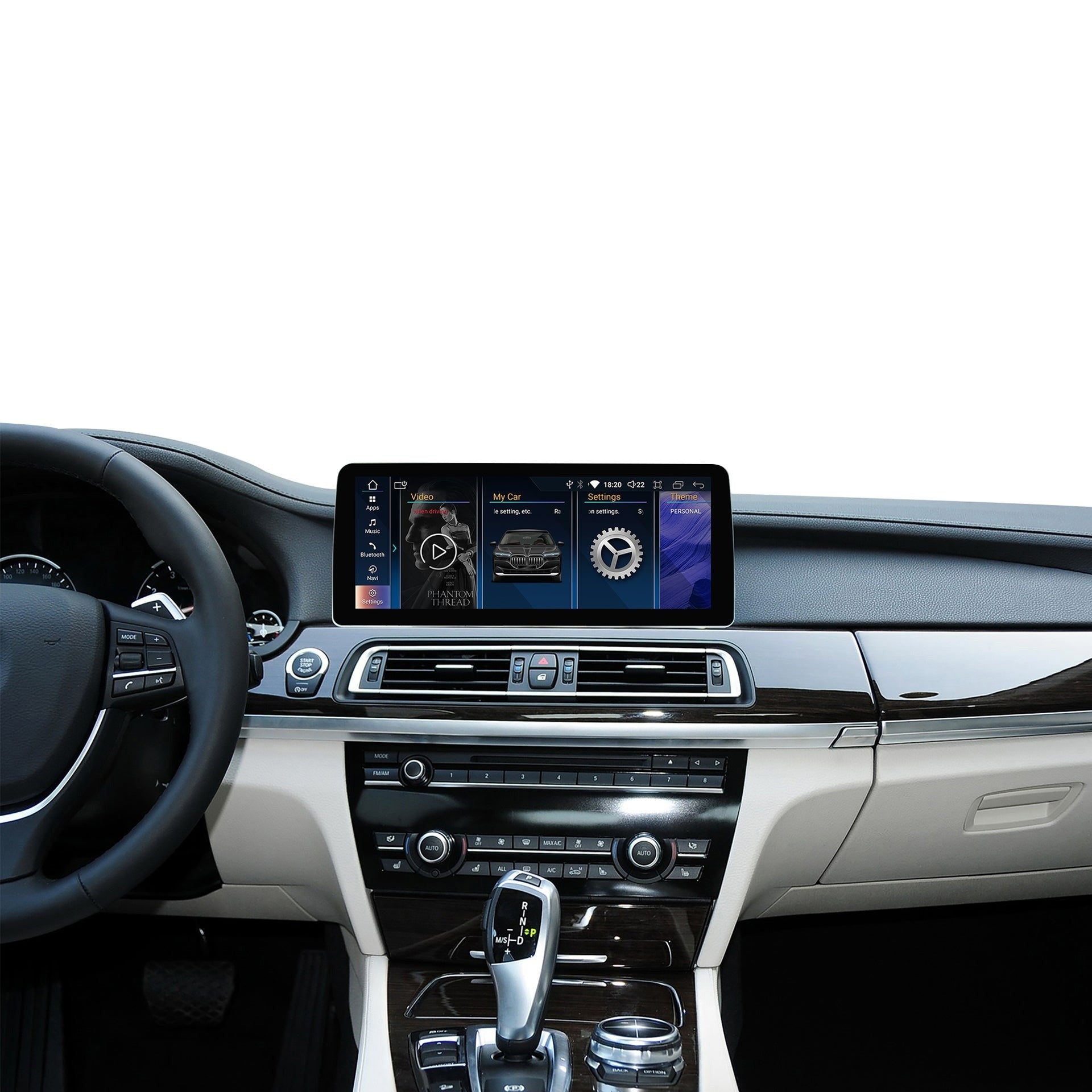Navigatie Bmw seria 7 F01 F02 F03 (2009-2017), Android, Carplay / Android Auto