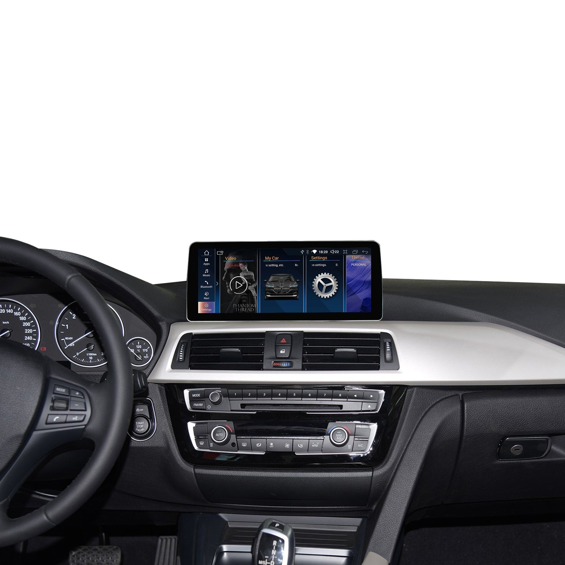 Navigatie Bmw Seria 3 F30 F31 F34 (2012-2018), Android, Carplay / Android Auto