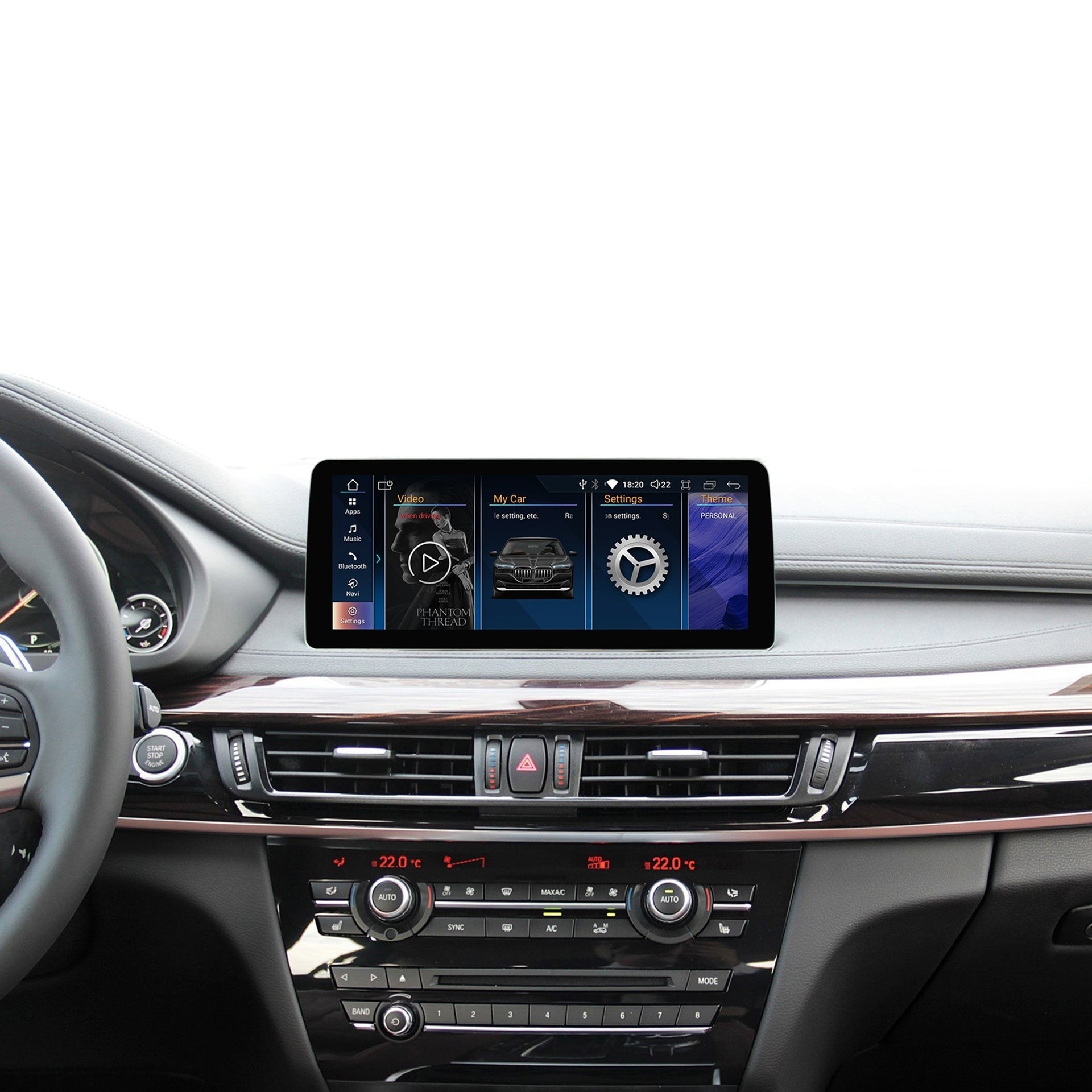 Navigatie Bmw X5 F15 (2013-2019), Android, Carplay / Android Auto