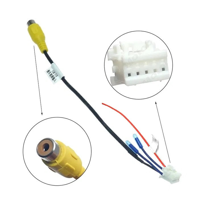 Cablu camera marsarier auto 10 pini navigatie rca video spate