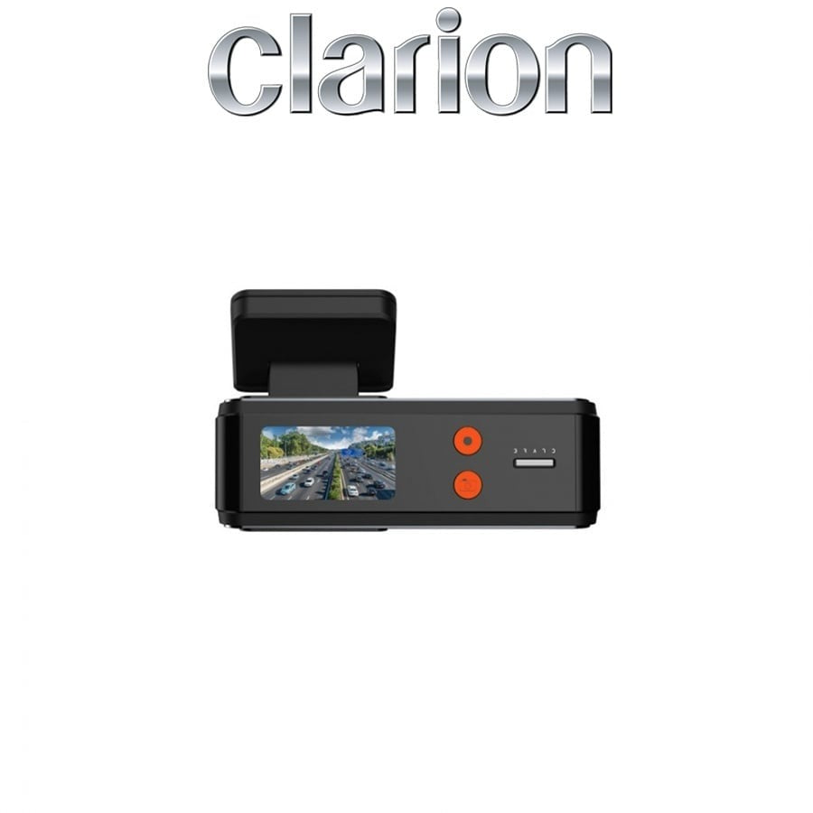 Camera auto, Clarion 2K + Kit inregistrare 24h / 24h, cu aplicatie telefon