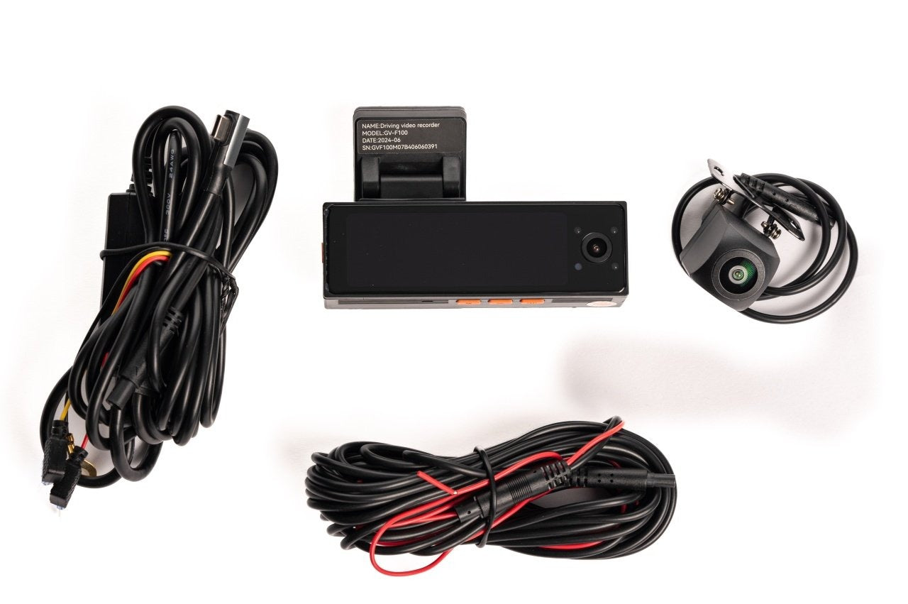 Camera Auto Clarion Tripla – Înregistrare 2K Față + 1080P Spate & Interior + Kit inregistrare 24h / 24h, cu aplicatie telefon