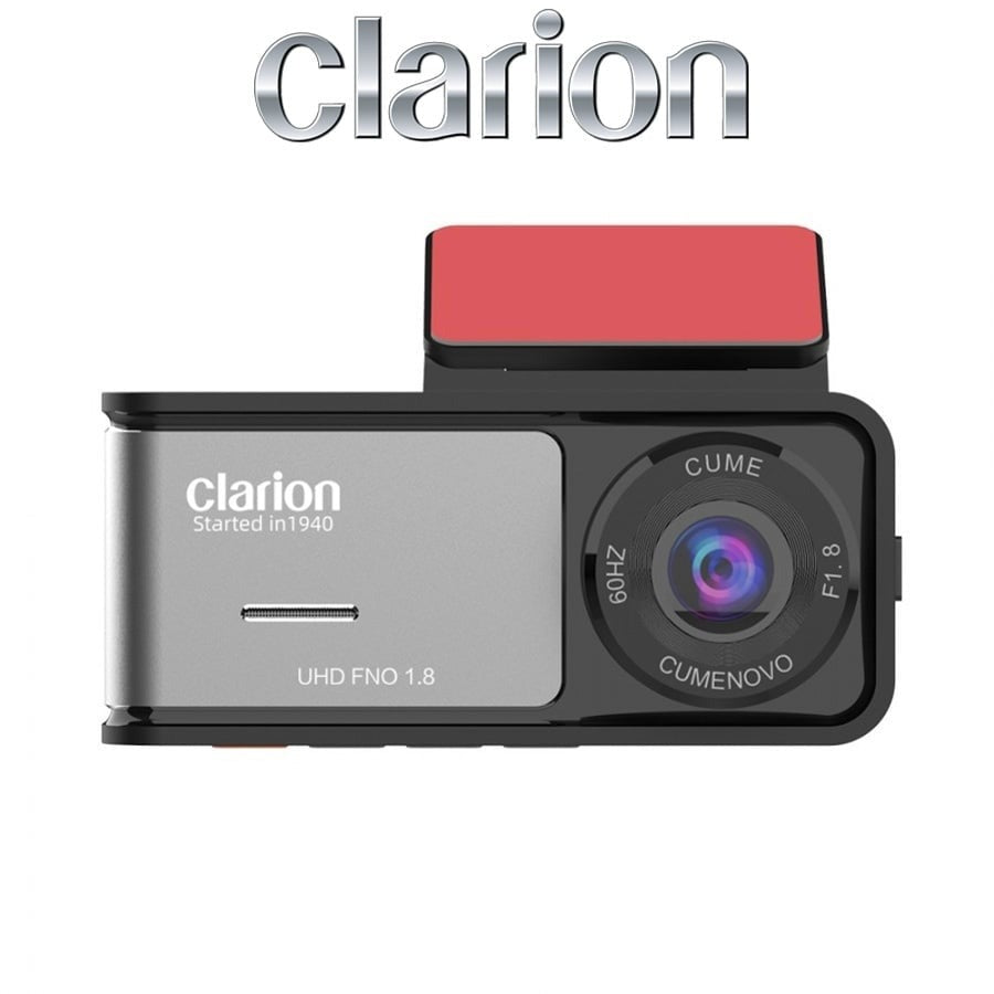 Camera auto, Clarion 4K fata - spate 1080p + Kit inregistrare 24h / 24h, cu aplicatie telefon