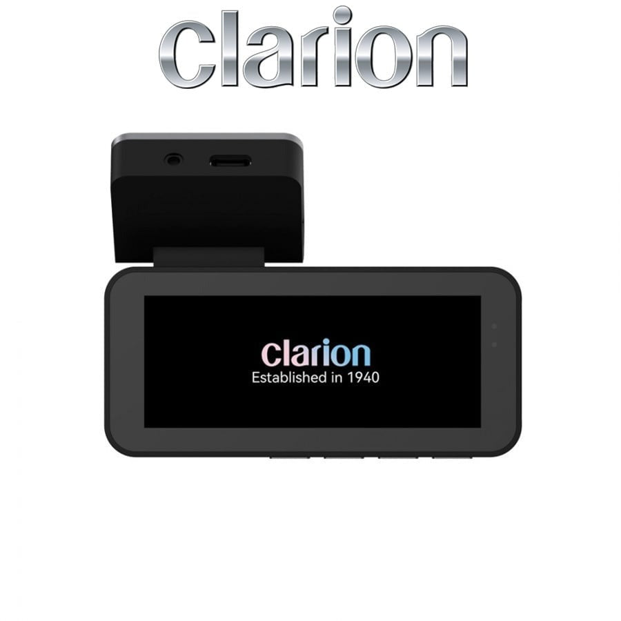 Camera auto, Clarion 2K fata - spate 1080p + Kit inregistrare 24h / 24h, cu aplicatie telefon