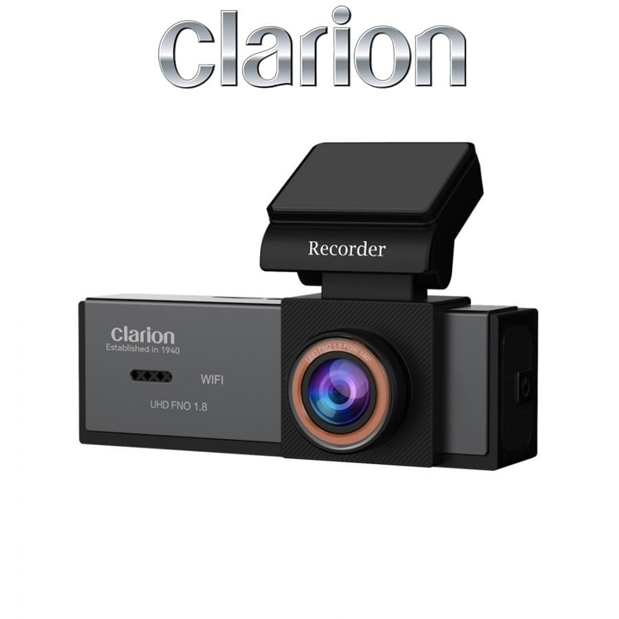 Camera Auto Clarion Tripla – Înregistrare 2K Față + 1080P Spate & Interior + Kit inregistrare 24h / 24h, cu aplicatie telefon