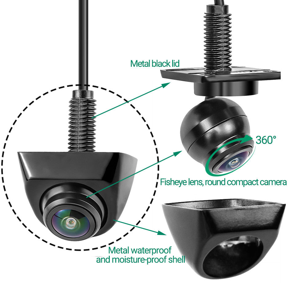 Camera marsarier auto, 170 grade fisheye, 1080p Full HD, lentila reglabila