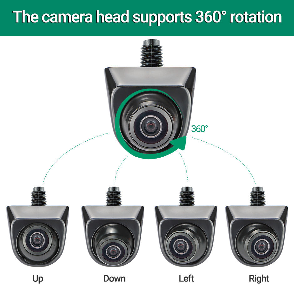 Camera marsarier auto, 170 grade fisheye, 1080p Full HD, lentila reglabila