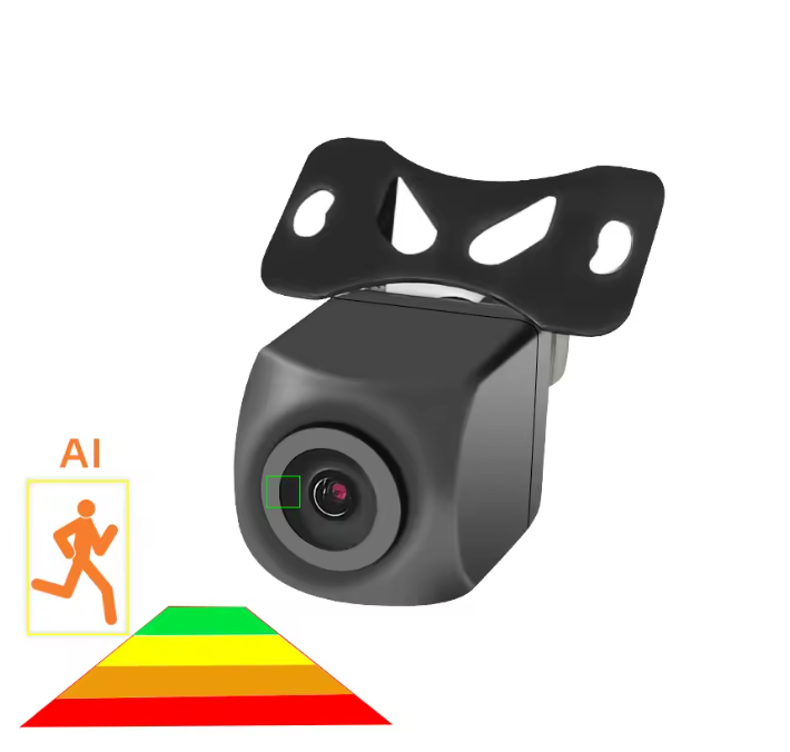 Camera marsarier auto AI inteligenta 1080p AHD, cu detectie si buzzer atentionare acustica