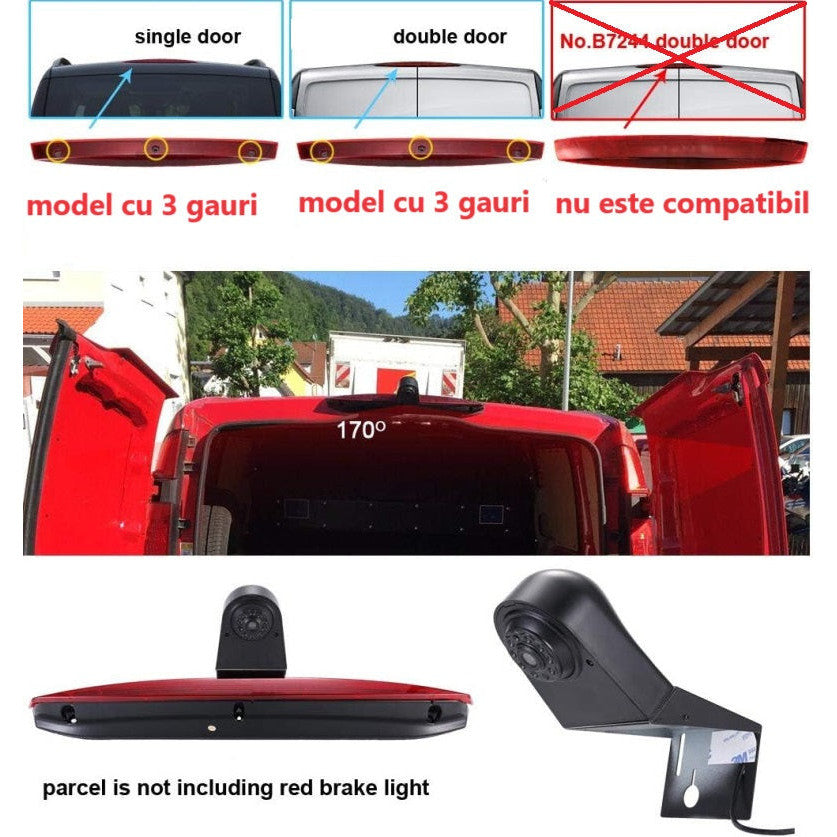 Camera marsarier Mercedes Vito W447 cu usi duble 2014 - 2022