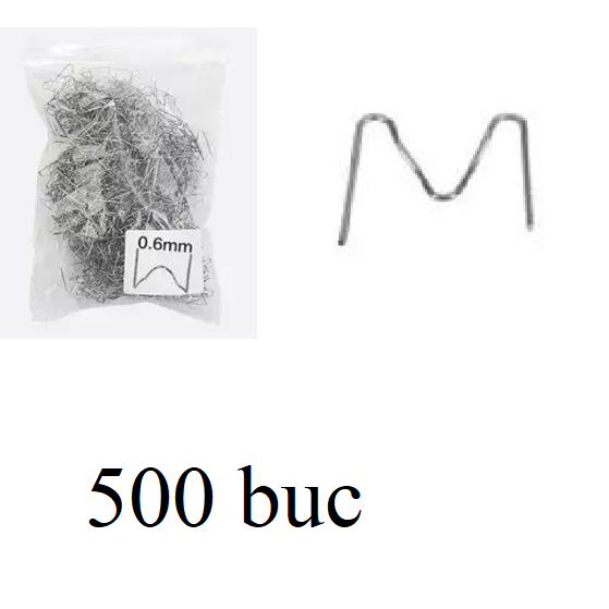 Capse cleme pentru aparat sudura lipit plastic pistol - set 500 buc