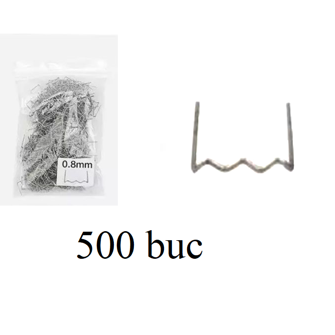 Capse cleme pentru aparat sudura lipit plastic pistol - set 500 buc