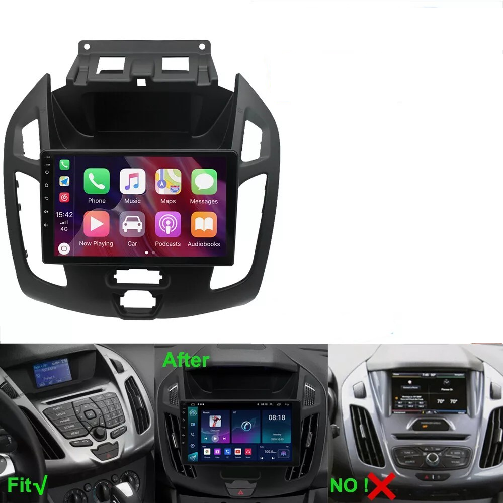 Navigatie Ford Transit Connect (2013-2018), Ecran 9 inch, Carplay / Android auto, Youtube, Waze