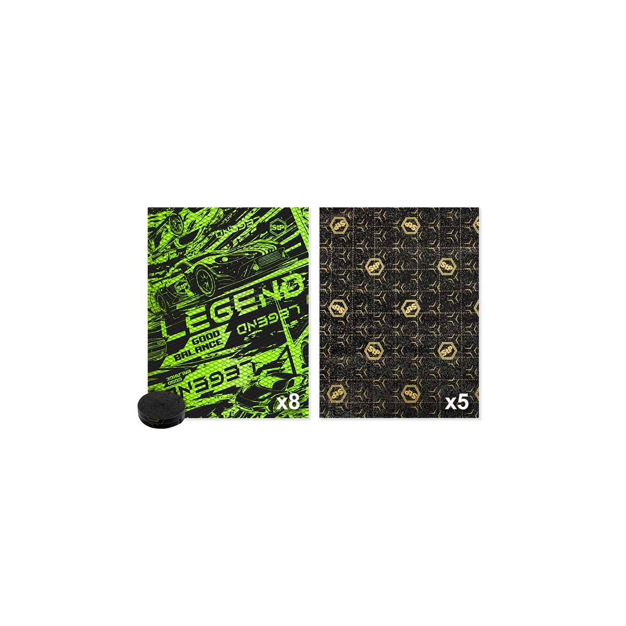 Pachet insonorizant pentru doua usi STP Base Kit Door, Vibro, Termo, 2 Straturi