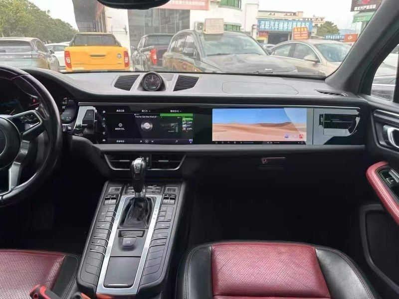 Navigație Porsche Macan (2014-2023), Ecran Dual Screen 24.6 inch, Android, 8GB RAM 256GB