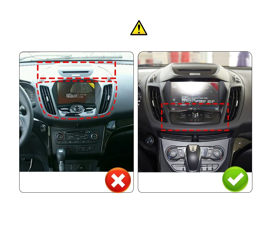 Navigatie Ford Kuga (2013-2018), Ecran 9 inch, Carplay / Android auto, Youtube, Waze