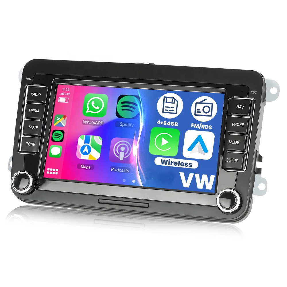 Navigatie Volkswagen, Skoda, Seat, Ecran 7 inch, 4GB RAM 64GB, 4-core