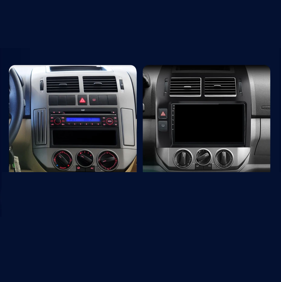Navigatie Volkswagen Polo (1999-2009), Ecran 9 inch, Carplay / Android auto, Youtube, Waze