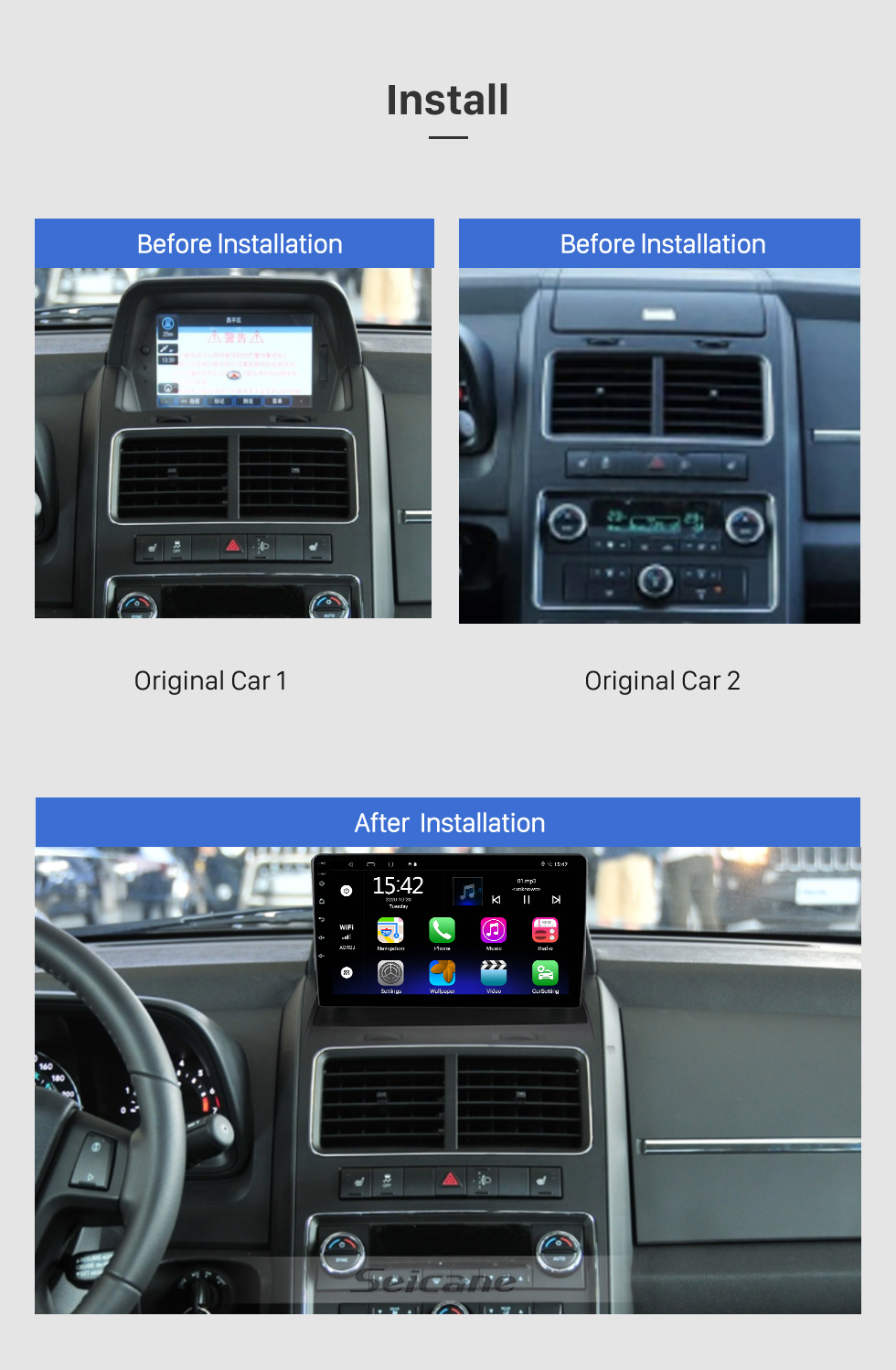Navigatie Dodge Journey (2009-2012), Ecran 9 inch, Carplay / Android auto, Youtube, Waze