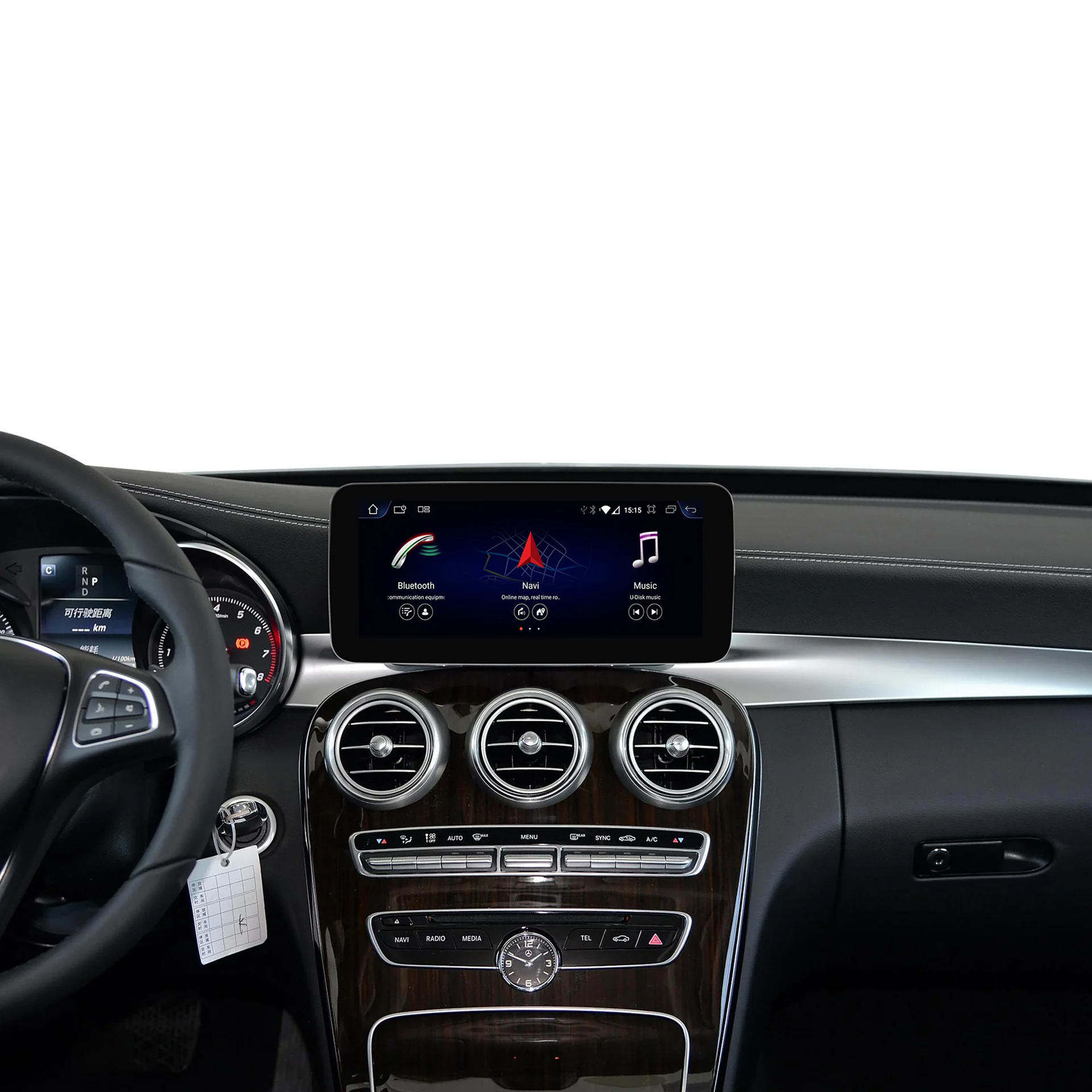 Navigatie Mercedes C-Class W205 / GLC X253 (2015-2021), Android, Carplay / Android Auto