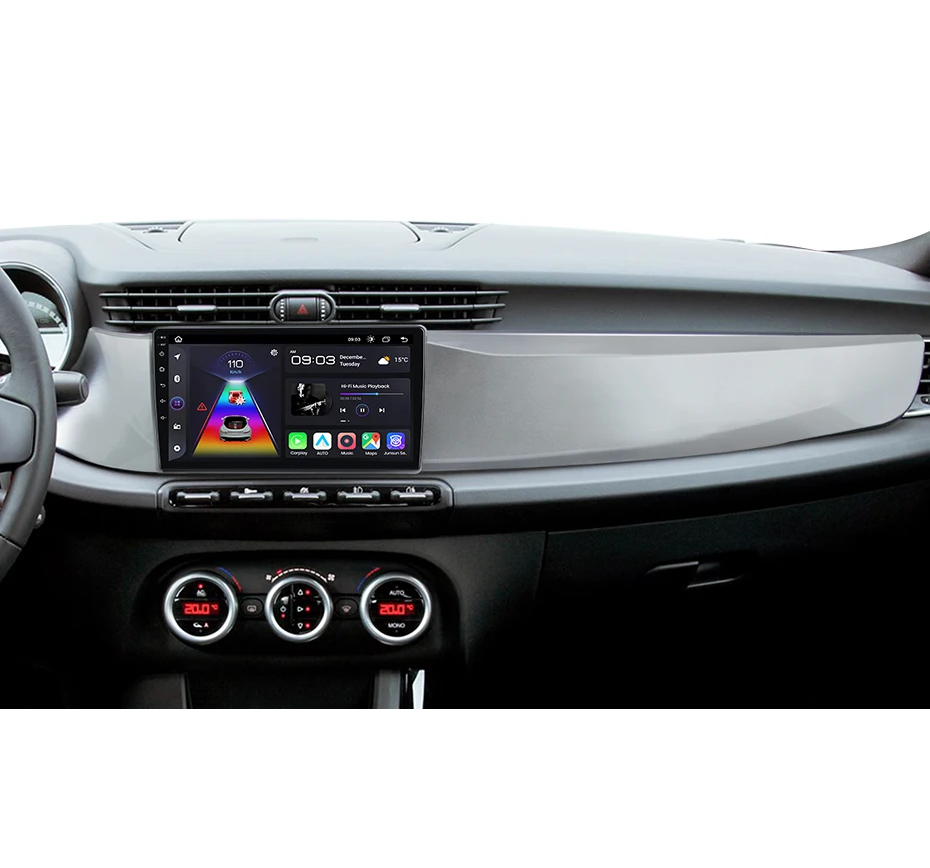 Navigatie Alfa Romeo Giulietta (2010-2014), Ecran 9 inch, Carplay / Android auto, Youtube, Waze