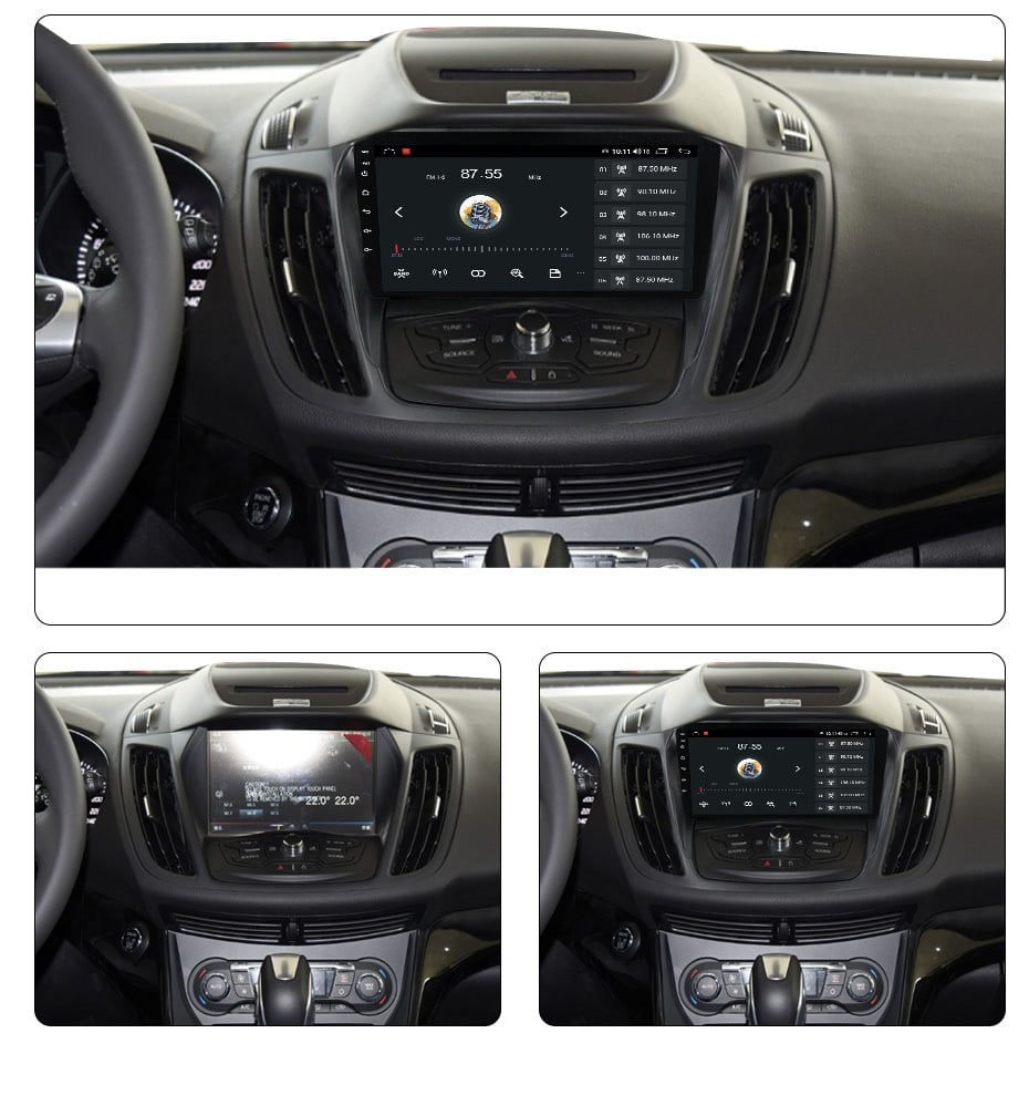 Navigatie Ford Kuga (2013-2018), Ecran 9 inch, Carplay / Android auto, Youtube, Waze