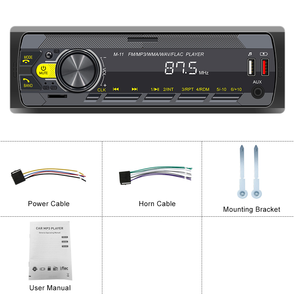 Radio mp3 player Aux SD USB Bluetooth