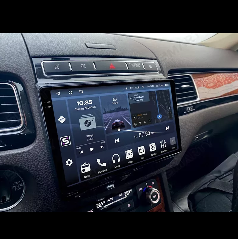 Navigatie Volkswagen Touareg 7p (2010-2018), Ecran 9 inch, Carplay / Android auto, Youtube, Waze