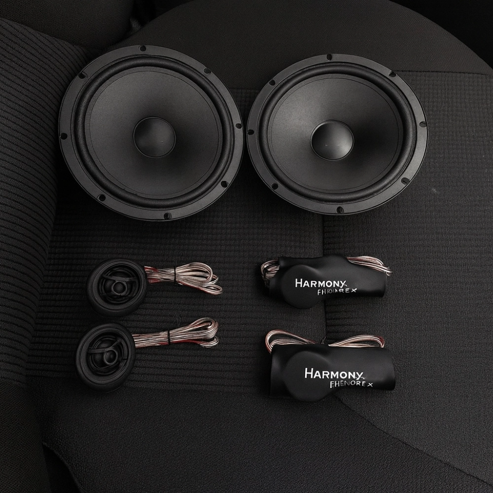 Set 2 difuzoare auto ESB Harmony HB1.6K2X, set sistem 2 căi, 165mm, 65W RMS, 4Ω