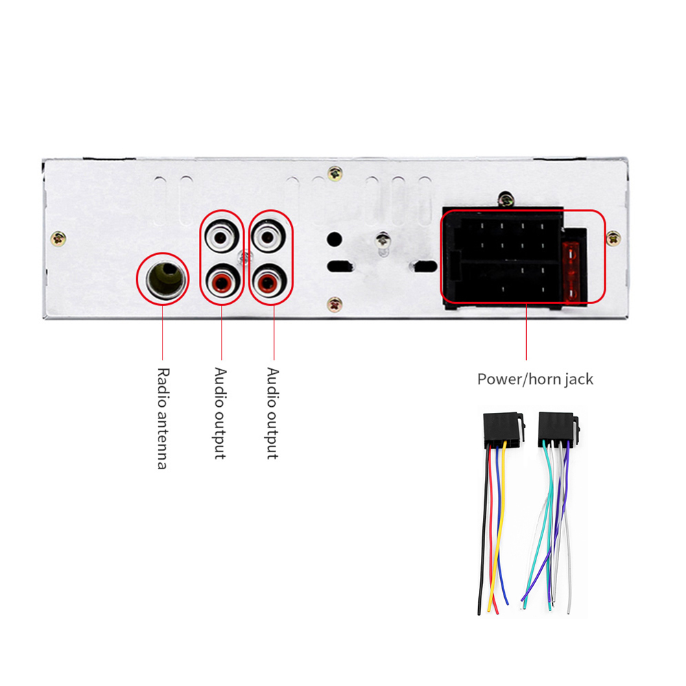 Radio mp3 player Aux SD USB Bluetooth, taste iluminate