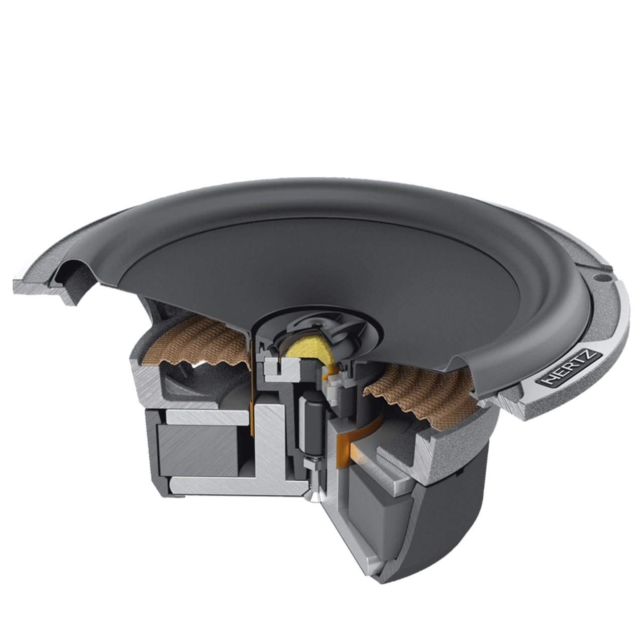 Set 2 difuzoare auto Hertz Mille Pro MPX 165.3, set coaxial 2 căi, 165mm, 100W RMS, 4Ω