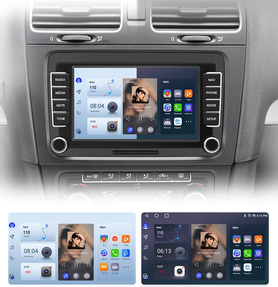 Navigatie Volkswagen Jetta (2004-2015), Ecran 7 inch, 2GB RAM 32GB, Carplay / Android auto, BT, Youtube