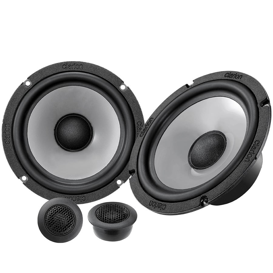 Set 2 difuzoare auto Clarion SH1622C Set componente 2 cai, 165mm, 45W RMS, 4Ω
