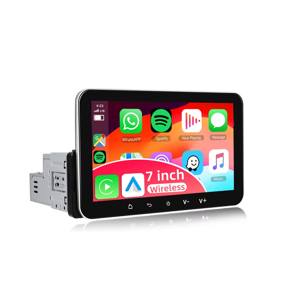 Navigatie 1DIN 2GB RAM, carplay si android auto wireless, ecran 7 inch IPS, bluetooth, radio, usb