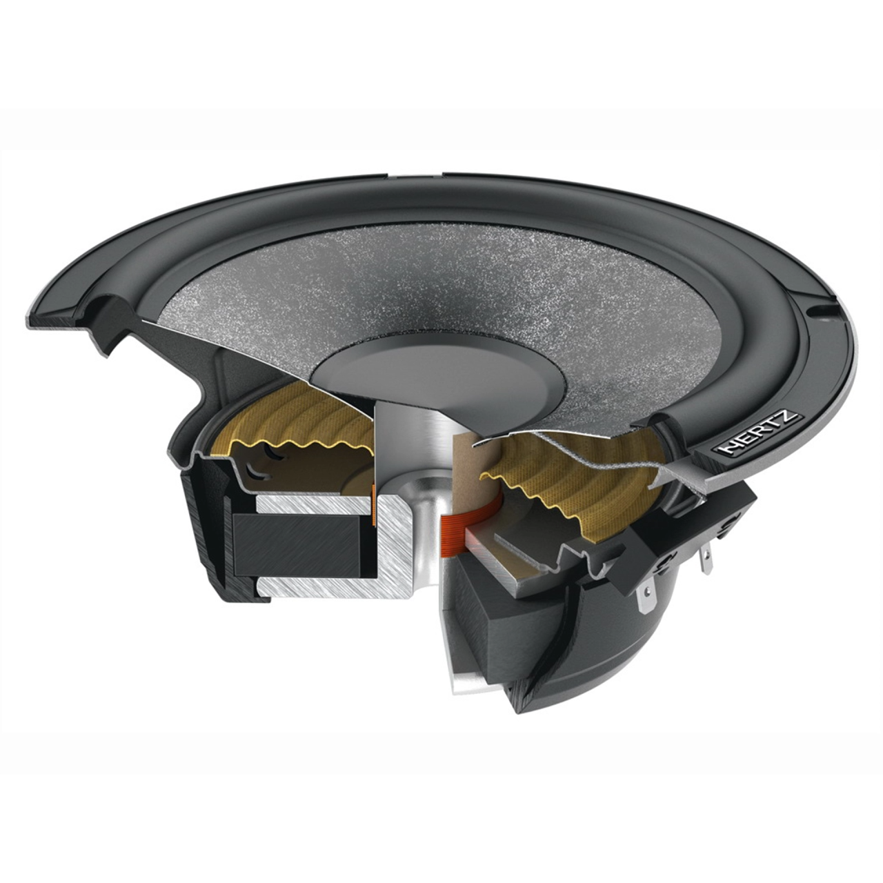 Set 2 difuzoare auto Hertz Cento CK 165, set sistem 2 căi, 165mm, 95W RMS, 4Ω
