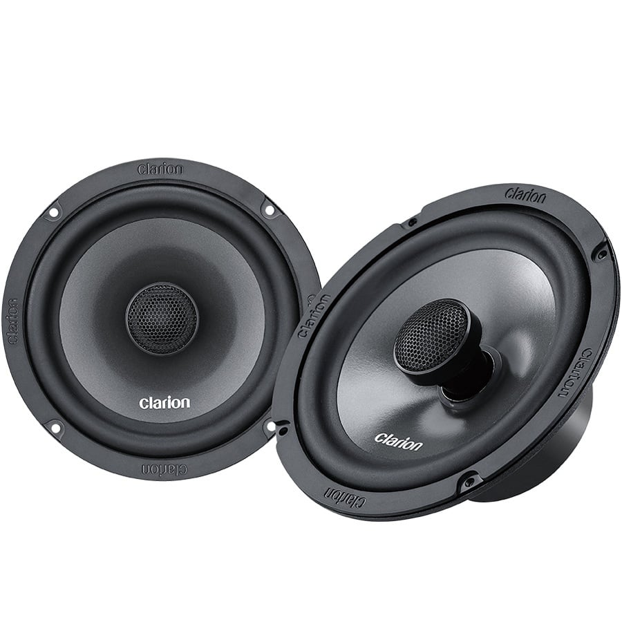 Set 2 difuzoare auto Clarion SH1635C Set coaxiale 2 cai, 165mm, 50W RMS, 4Ω