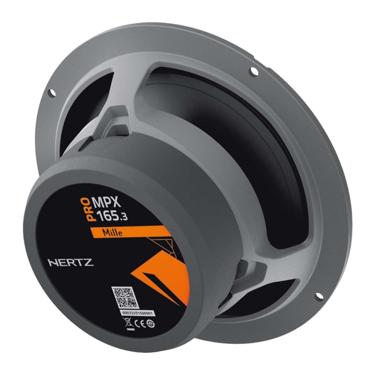 Set 2 difuzoare auto Hertz Mille Pro MPX 165.3, set coaxial 2 căi, 165mm, 100W RMS, 4Ω