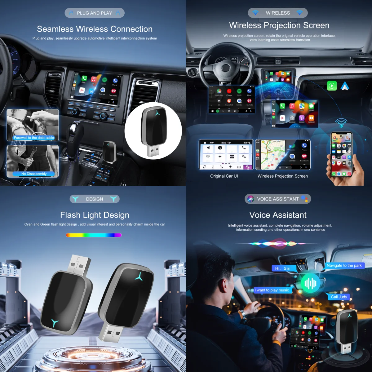 Modul carplay / android auto wireless