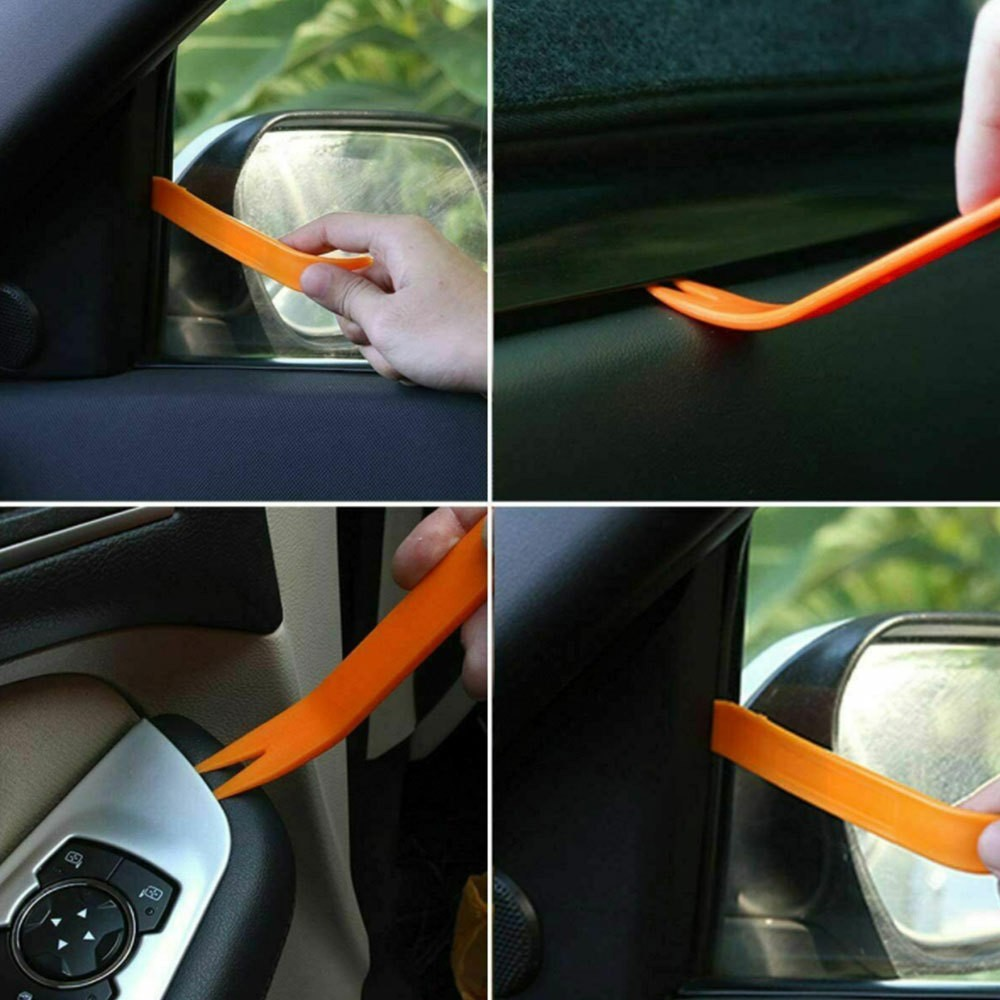Set 4 unelte pentru demontare radio, navigație și plastice auto
