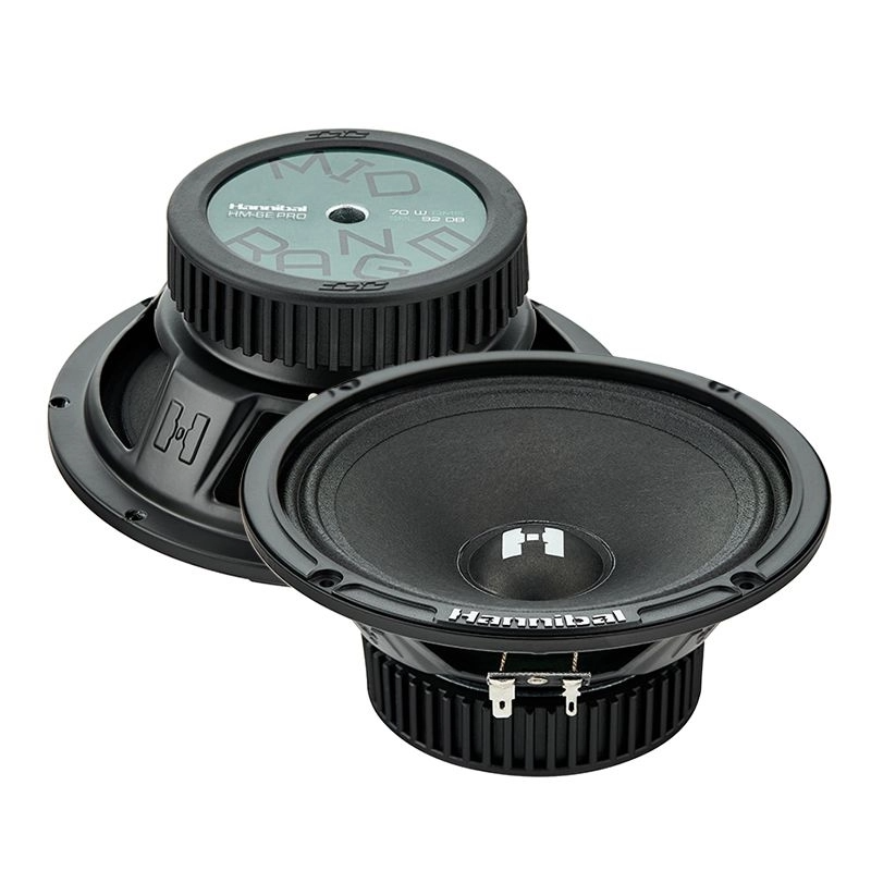 Set 2 difuzoare auto Deaf Bonce Hannibal HM-6E PRO set componente, 165mm, 80W RMS, 4Ω