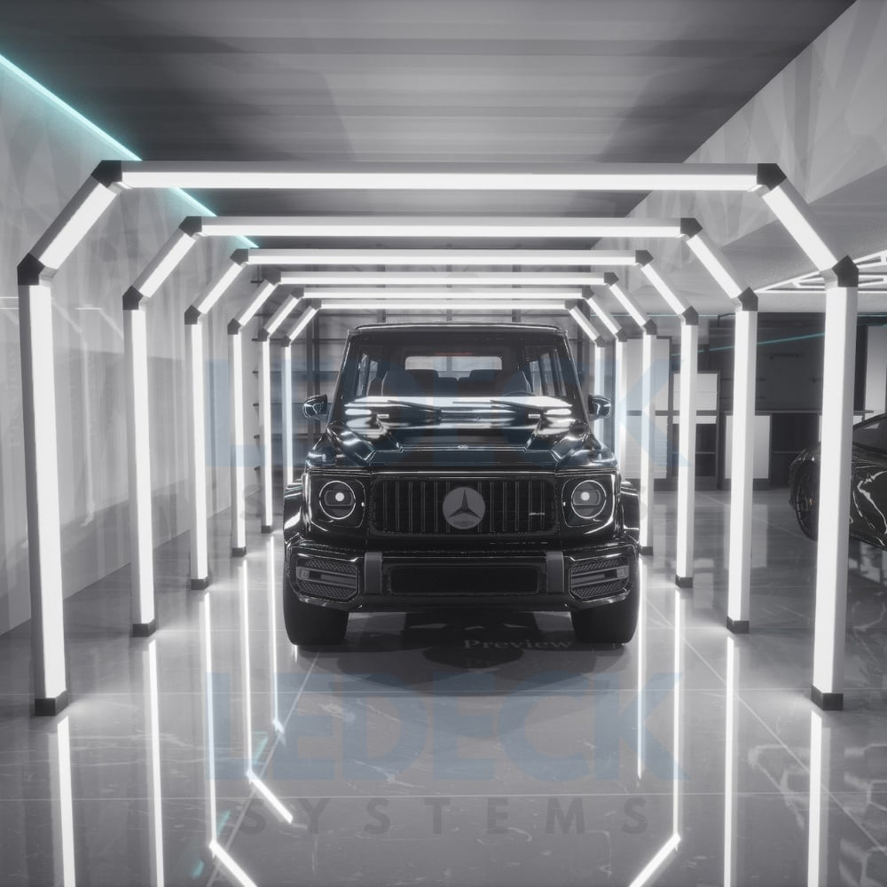 Tunel LED Detailing Auto LEDECK 1470W 6000K 147.000 lm 4382 x 5244 mm