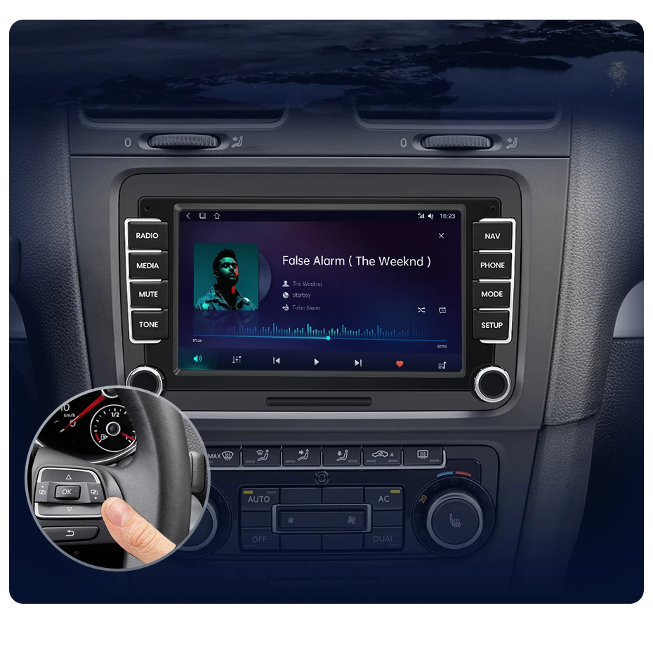 Navigatie Seat Leon (2005-2013), Ecran 7 inch, 2GB RAM 32GB, Carplay / Android auto, BT, Youtube