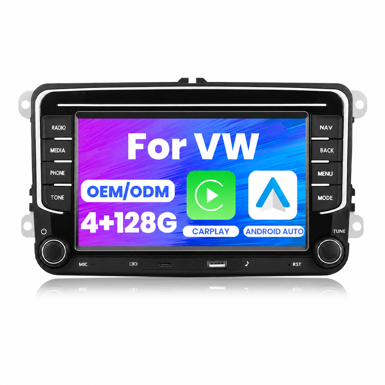 Navigatie Seat Leon (2005-2013), Ecran 7 inch, 4GB RAM 128GB, carplay / android auto, incarcare USB