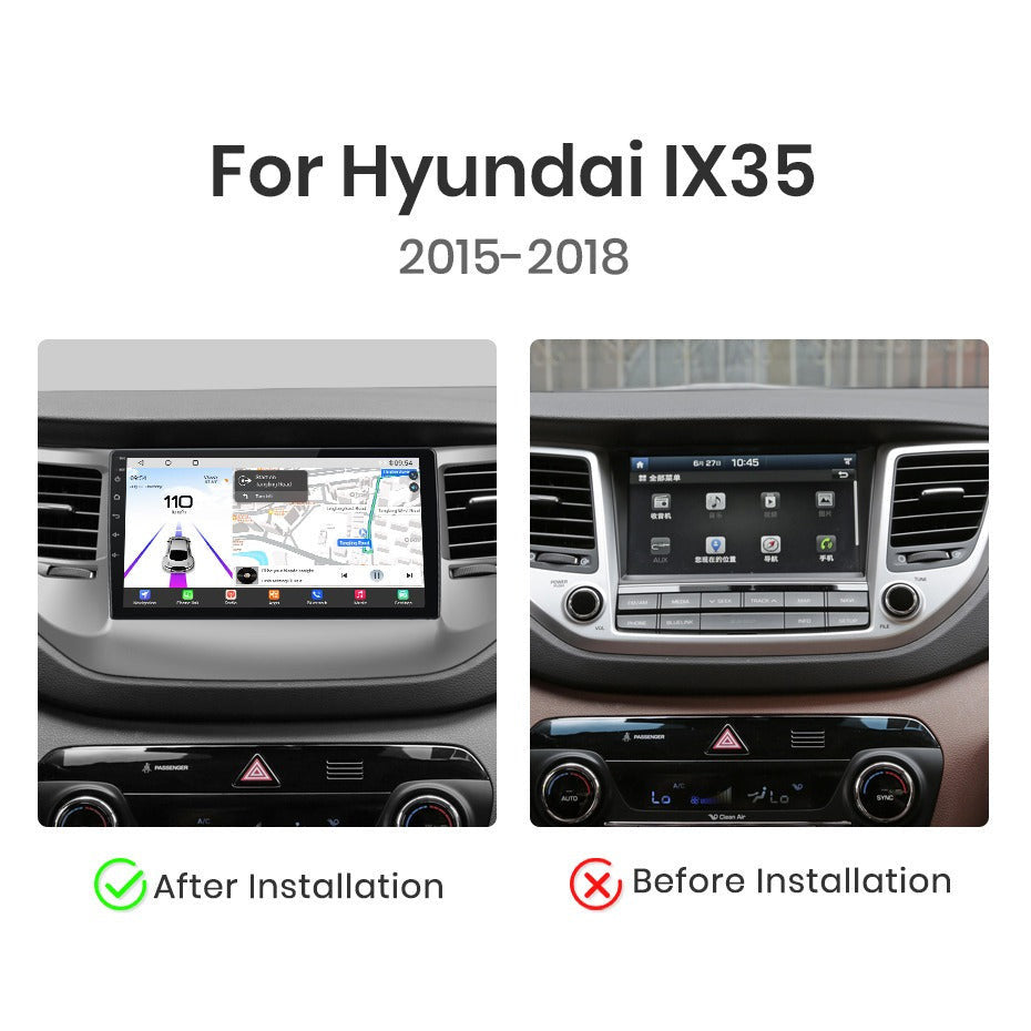 Navigatie Hyundai IX35 (2015-2018), Ecran 9 inch, Carplay Android Auto, Youtube, Waze