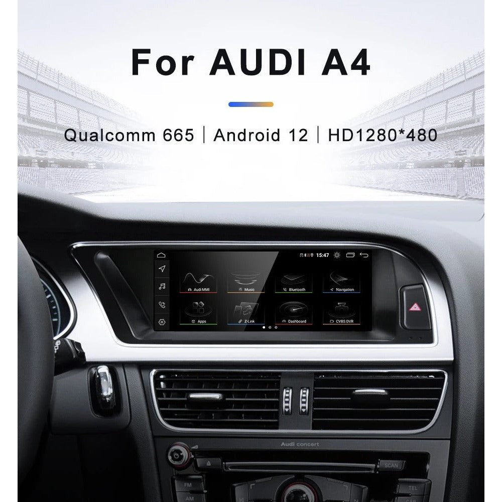 Navigatie Audi A4 / A5 B8 2008-2016, Android, Carplay, Bluetooth, Youtube, Waze