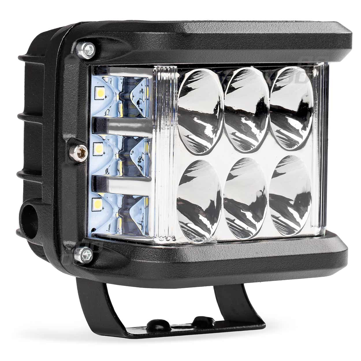 Proiector LED offroad ATV SSV, cu 2 functii de iluminare