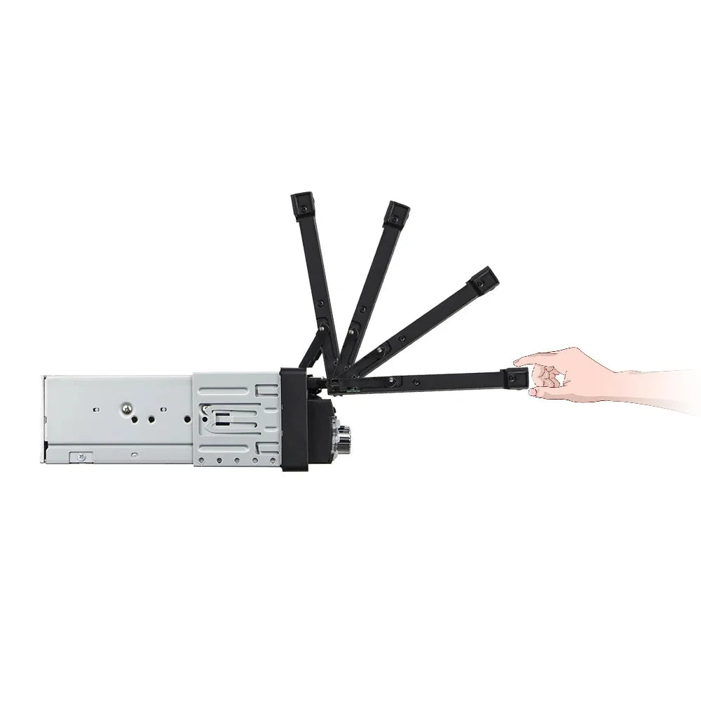 Navigatie 1DIN, Ecran retractabil, 2GB RAM 64GB, Android, Bluetooth, Wifi, Carplay / Android Auto